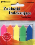 Indeksilehed 12x45mm 5x25tk plastikust - Penword
