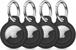 Mustad Apple AirTag'i &uuml;mbrikud (4 tk) Rough