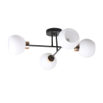 Laelamp Candellux Amanda 4x40W E27 must ja kuldne