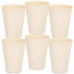 Tassid kreemjas plastmass Orion Sandy 300 ml 6 tk.