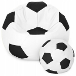 Kott-tool istmega ja tumbaga Ball XXXXL (100 cm), Valge/Must