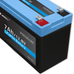 LiFePO4 liitium-raudfosfaat aku | 12.8V | 7Ah | 89.6Wh | BMS | Qoltec