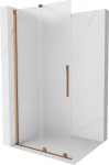 Mexen Velar liuglev du&scaron;isein Walk-in 120 x 200 cm, j&auml;&auml;tunud 8 mm, roosa kuld - 871-120-000-33-60, 120 x 200 cm