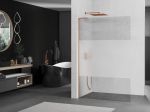 Mexen Kioto L du&scaron;isein Walk-in 90 x 200 cm, l&auml;bipaistev/matt, harjatud vask - 800-090-103-65-35
