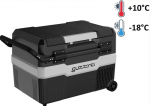 Autok&uuml;lmik Kaasaskantav auto k&uuml;lmik Guzzanti GZ 45D, 45 l, kahe tsooniga, 12/230 V