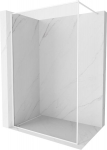 Mexen Kioto-F du&scaron;isein Walk-in raamiga 130 x 202 cm, l&auml;bipaistev 8 mm, valge - 800-130-104-20-00