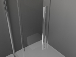 Mexen Velar du&scaron;isein libistatav Walk-in 110 x 200 cm, h&auml;rmatis 8 mm, kroom - 871-110-000-33-01, 110 x 200 cm