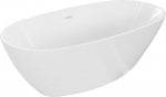 Mexen Eris vabalt seisev vann 170 x 80 cm, valge, valge &uuml;levool - 53441708000-20, 170 x 80 cm