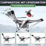 Kokkupandav matkatool kalastustool 2-in-1 matkatool hall &mdash; rannatool, matkam&ouml;&ouml;bel, jalatoega tool, kalastustarbed, kerge aiatool, lahtik&auml;iv tugitool, piknikutarbed