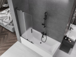 Mexen Velar L vannitoa 2-osaline liuguks 80 x 150 cm, matt, must - 896-080-003-31-70