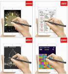 Aktiivne puutepliiats Samsung Galaxy Tab A 10.1 8.0 S6 Lite S5E jaoks, must &mdash; tahvli pliiats, samsung galaxy tarvikud, joonistuspliiats, mahtuvuslik pliiats, tahvli m&auml;rkmed, graafika vidinad, t&auml;pne puutepliiats