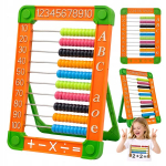 Hariv kalkulaator lastele, 100 numbrit, oranž