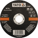 Yato Metalli l&otilde;ikeketas YT-5924, 125mm, 2.5mm, 22mm, 12200min⁻&sup1;, 80m/s, RBF, professionaalseks kasutamiseks