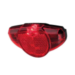 Tagumine LED-valgusti - AXA - Axa Spark - Kandev&otilde;ime 50-80 mm - Aku - Punane