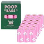 Poop Bags koera v&auml;ljaheidete kotid, lavendel, 18x15 tk.