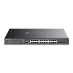 TP-LINK SG3428XPP-M2 hallatav l&uuml;liti 24-Port 2.5GBASE-T 4-Port 10GE SFP+ 16-Port PoE+ 8-Port PoE++, Must