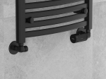Mexen G05 termostaatiline komplekt koos kattekorgiga R, must - W903-958-904-70, G 1/2"