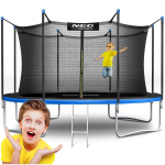 Abɔ Trampoline 13 feet/404 cm kple ememe mesh kple neo-kamedefefe &fnof;e atrakpui .