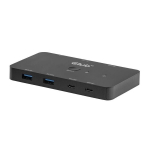 Club3D KVM l&uuml;liti CSV-2512, 1 HDMI, 3 USB-C, 3 USB 3.2, must