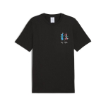 PUMA meeste vabaaja T-s&auml;rk PUMA X SQUID GAME PUMA GRAPHIC Tee PUMA Black - 63070601, must