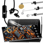 Endoskoopiline kaamera 3,9mm 5m 3in1 Pc Android