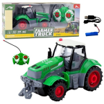 P&otilde;llumajandustraktor R/C roheline 1:24 - Leantoys