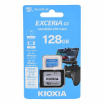 Telefoni m&auml;lukaart Kioxia m&auml;lukaart microSD 128GB Gen3 UHSI U3 V30 Adapter Exceria