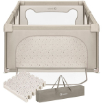 Laste m&auml;nguv&auml;ljak Lionelo Willow Beige Sand + Kahepoolne laste vaip Lionelo Yoka