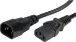 Bachmann toitekaabel Iec320 C13-c14, 2,5m, must