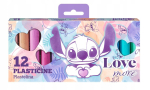 Coolpack plastiliin "disney Fashion - Stitch" pastell, 12 v&auml;rvi