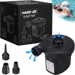 Elektriline pump 2in1 Hard-er HT 196 madratsitele paatidele basseinidele 55 W 3 otsikut