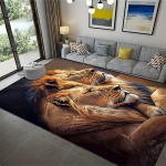 Leopardimustriga vaip elutuppa, 150*200