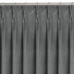 Aksessuaarid sametist kardinad 135&times;245 cm tumehall VELVET FLEX