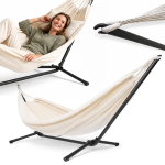 HyperMotioni aiakiige terasest alusega, 200 &times; 150 cm, beež
