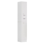 Valge vannitoakapp, mahukas loft-stiilis kapp, 180 cm