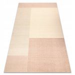 Villane vaip Flux 80x140 cm, struktureeritud, loft stiilis, beež v&auml;rvi