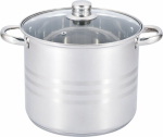Klaaskaanega pott 5,3l, roostevaba teras, 20cm