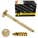 Domax puidukruvid 5x70mm, 200 tk., Torx Tx25, tsingitud