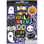Halloweeni aknakleebised 1 komplekt
