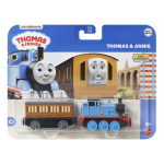 Kogutav metallist rongikomplekt Thomas & Friends Deluxe, sinine/pruun, 2 tk.