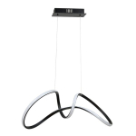 Milagro LED ripplamp TESORO BLACK 48W ML7951