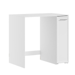 SoBuy Pesumasinakapp BZR229-W Valge 90x60x88cm Melamiin Ratastega