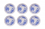 Serveerimistaldrikud Bonjour Blue, sinised