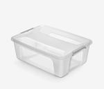 Hoiukast kaanega PrimeStore, 80x60x28 cm, 96 l, l&auml;bipaistev