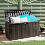 vidaXL padjakast, pruun, 117 x 45,5 x 57,5 cm, 270 l