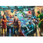 1000-osaline pusle - SCHMIDT - The Avengers - Thomas Kinkade - Must - Siseruum - T&auml;iskasvanud