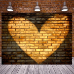 Romantiline Armastus Valgus ja Varju Prinditaust Pickify, 100 * 150 cm / 39 colių &times; 59 colių
