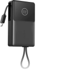 Akupank "Joyroom JR-PR1" 10000mAh 22,5W v&auml;line aku integeeritud otsas&otilde;idava USB-C kaabliga, must