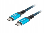 Lanberg Usb-c 4,0 kaabel, 240 W Pd, 8k 60 Hz, 40 Gb/s, 0,5 m
