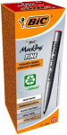 P&uuml;sipliiatsid Bic Marking Fine Pocket Ecolutions, punane, 12 tk.